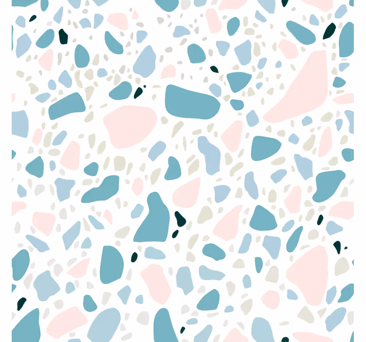 Fototapeta do koupelny terrazzo vzor dlažby - TenStickers