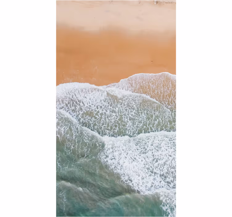 Fototapeta do koupelny moře s velkými vlnami - TenStickers