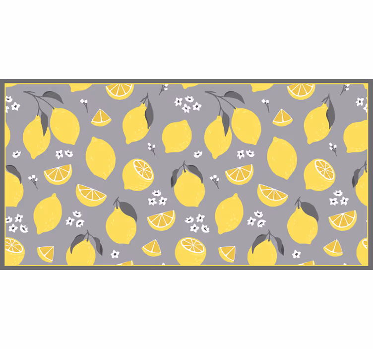Kuchyňská fototapeta tropický citron - TenStickers