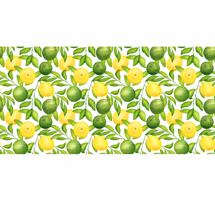 Kuchyňská fototapeta citróny a limety - TenStickers
