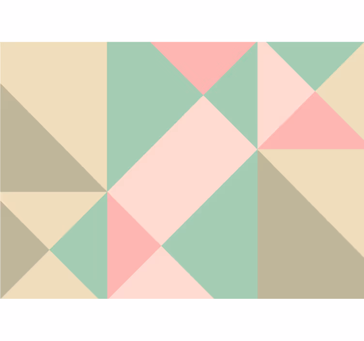 Kuchyňská fototapeta geometrická v jemných tónech - TenStickers