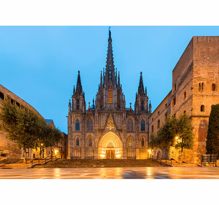 Fototapeta barcelona katedrála - TenStickers