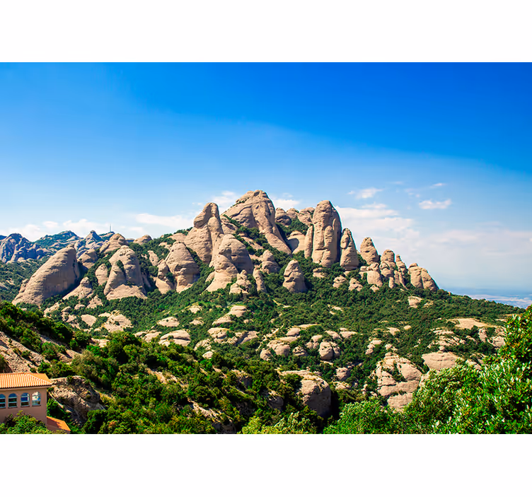 Fototapeta barcelona montserrat - TenStickers