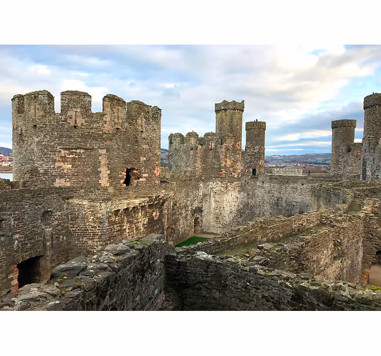 Fototapeta conwy castle - TenStickers