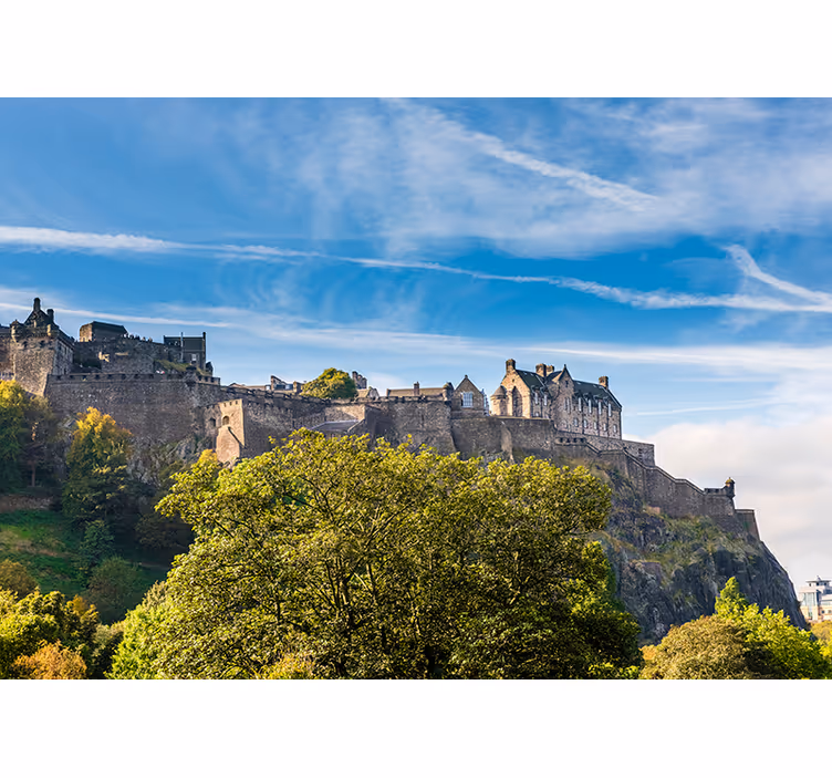 Fototapeta edinburghský hrad - TenStickers