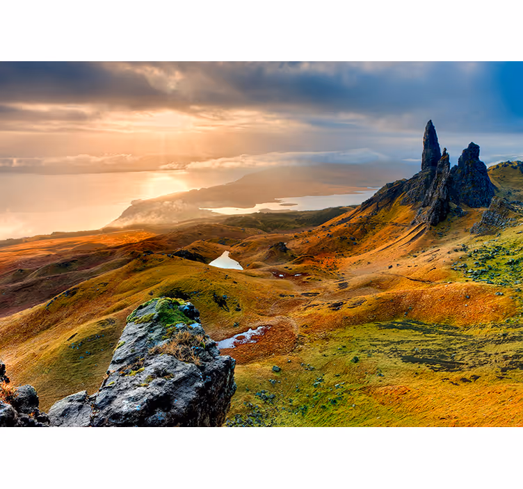 Ostrov skye přírody příroda fototapeta - TenStickers