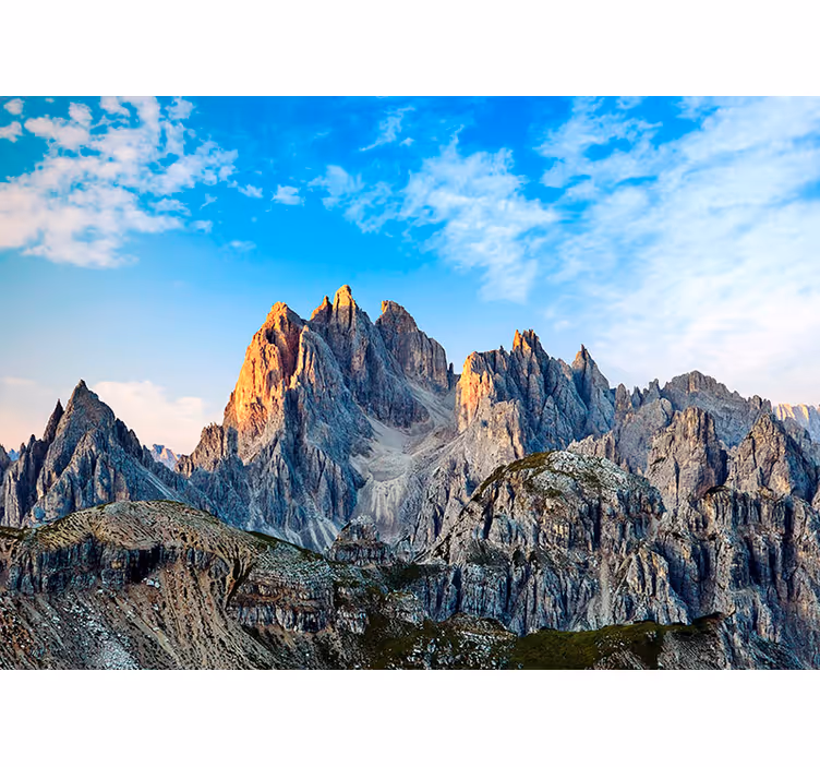Fototapeta tři vrcholky dolomitů - TenStickers