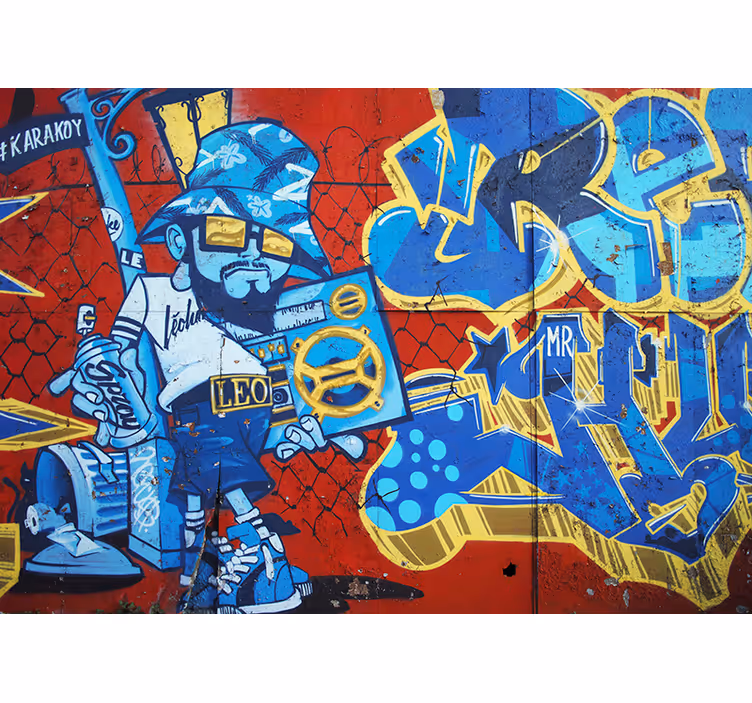 Cool grafitti městské umění fototapeta - TenStickers