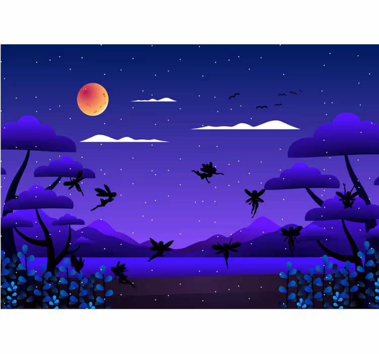Děti fototapeta magický les - TenStickers