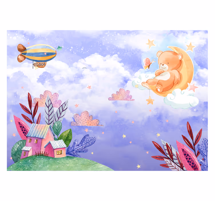 Magické nástěnné a letecké fantastické fototapeta - TenStickers
