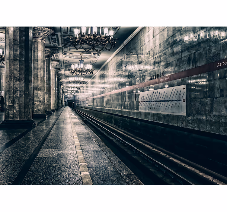 Unikátní fototapeta metra - TenStickers