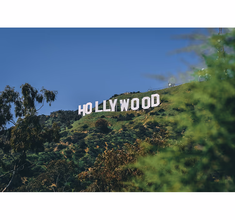 Hollywood sign fototapeta - TenStickers