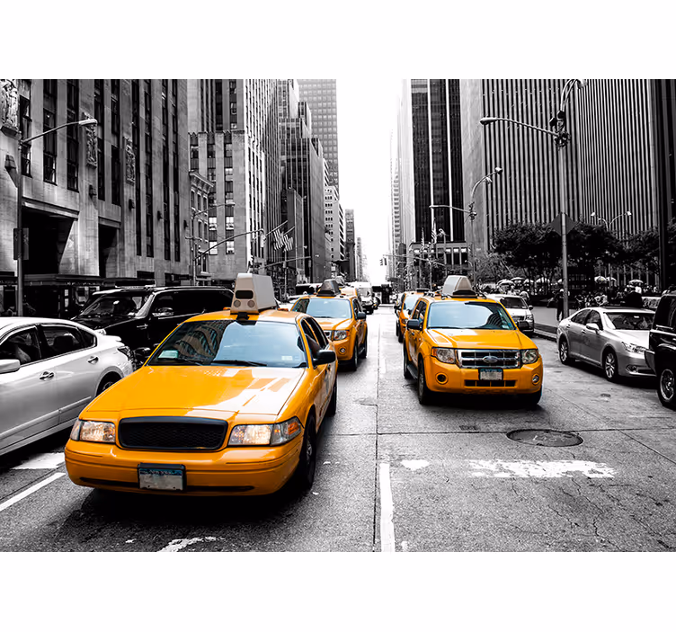 New york taxi fototapeta new york - TenStickers