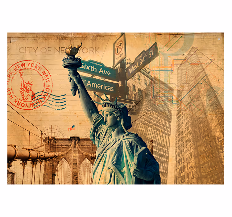 Památky fototapeta new york - TenStickers