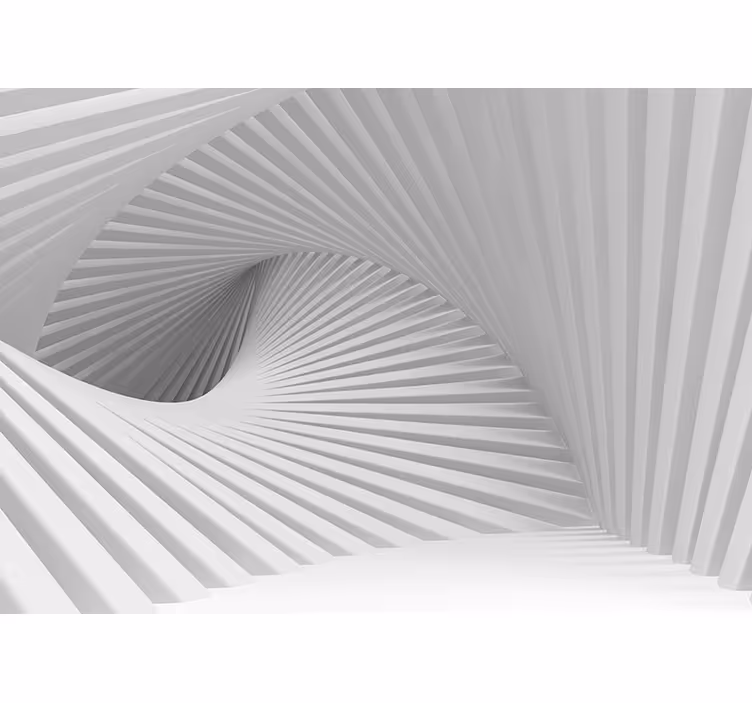 Vlny schodů 3d fototapeta - TenStickers