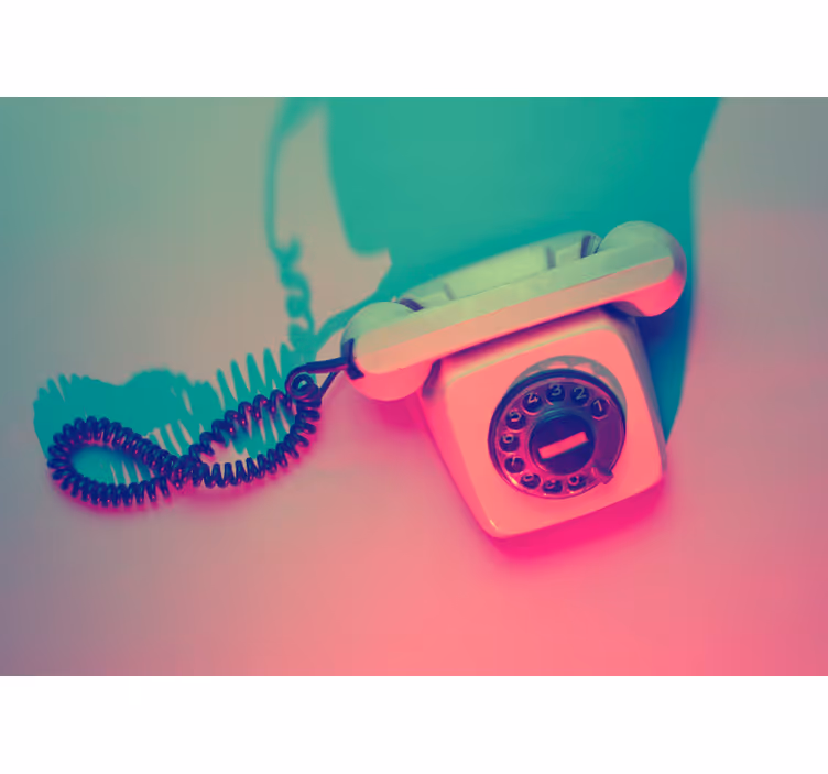 Retro design telefonu Graffiti fototapeta - TenStickers