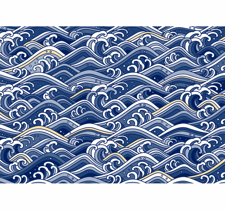Moře fototapeta vlnící se oceánské vlny - TenStickers