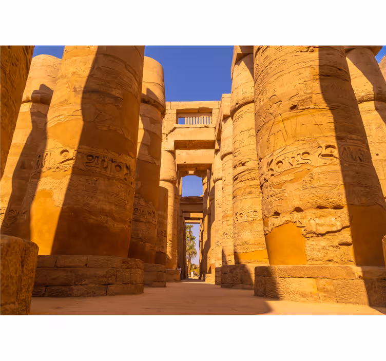 Egyptské sloupy klasické umění fototapeta - TenStickers