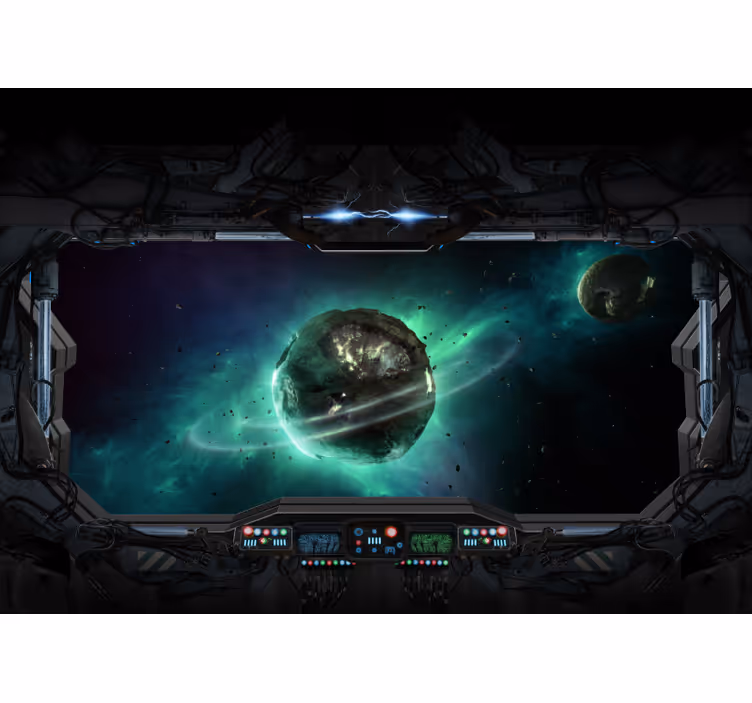 Vesmírná brána do galaxie 3d fototapeta - TenStickers