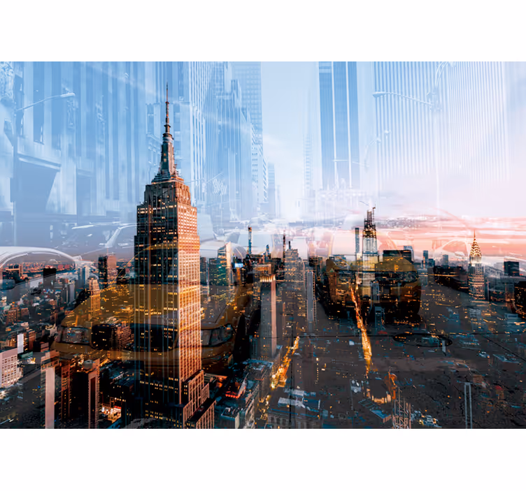 Panorama státního impéria New York fototapeta - TenStickers