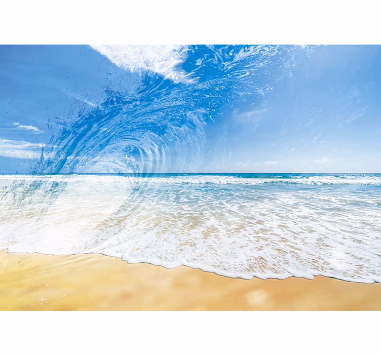 Moře fototapeta vodní vlny a šplouchání - TenStickers