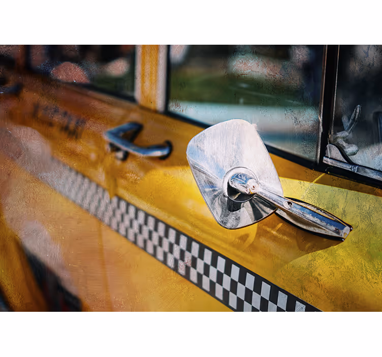 New york fototapeta ikonické žluté taxi - TenStickers
