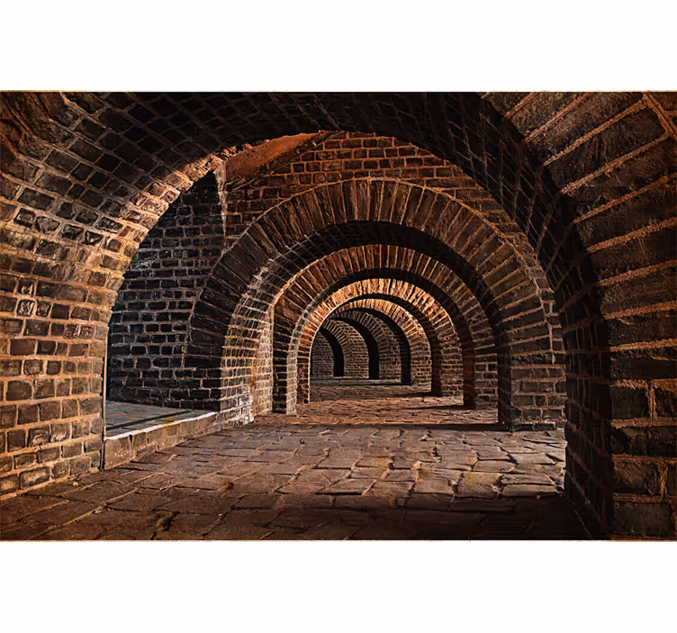 Polský tunel 3d fototapeta - TenStickers