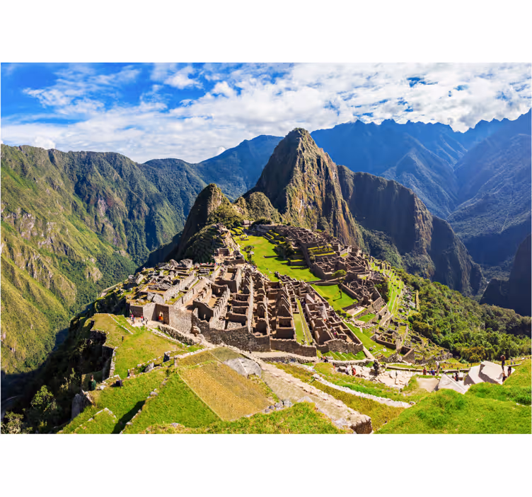 Krajina machu picchu Fototapeta pro město a zemi - TenStickers
