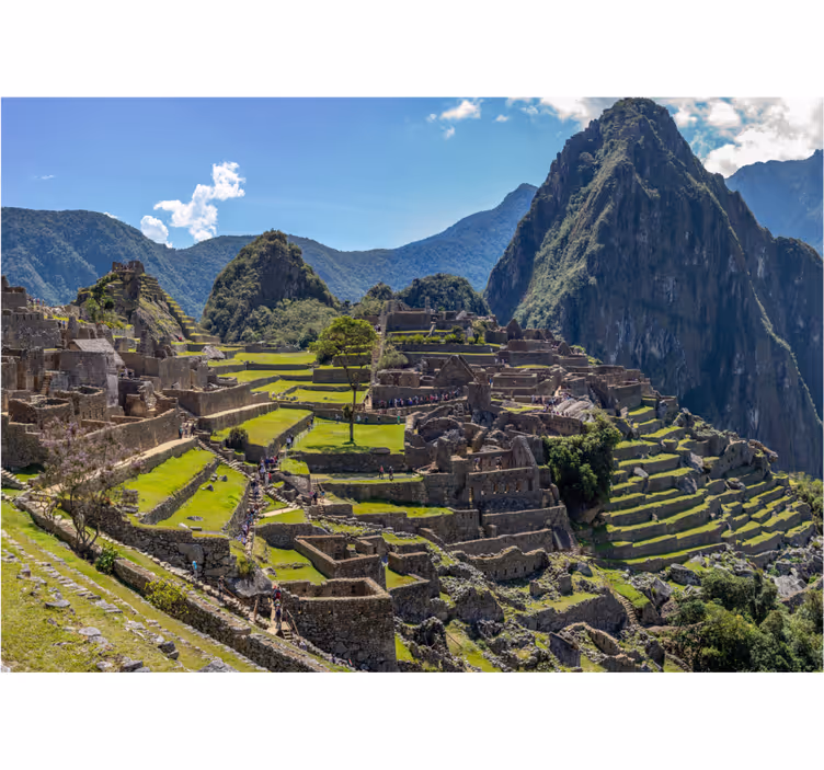 Fototapeta pro město a zemi machu picchu dědictví - TenStickers