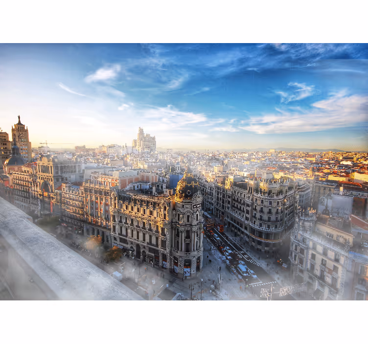 Fototapeta madrid pohled na město madrid - TenStickers