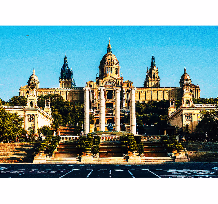 Národní katalánské muzeum Fototapeta Barcelona - TenStickers