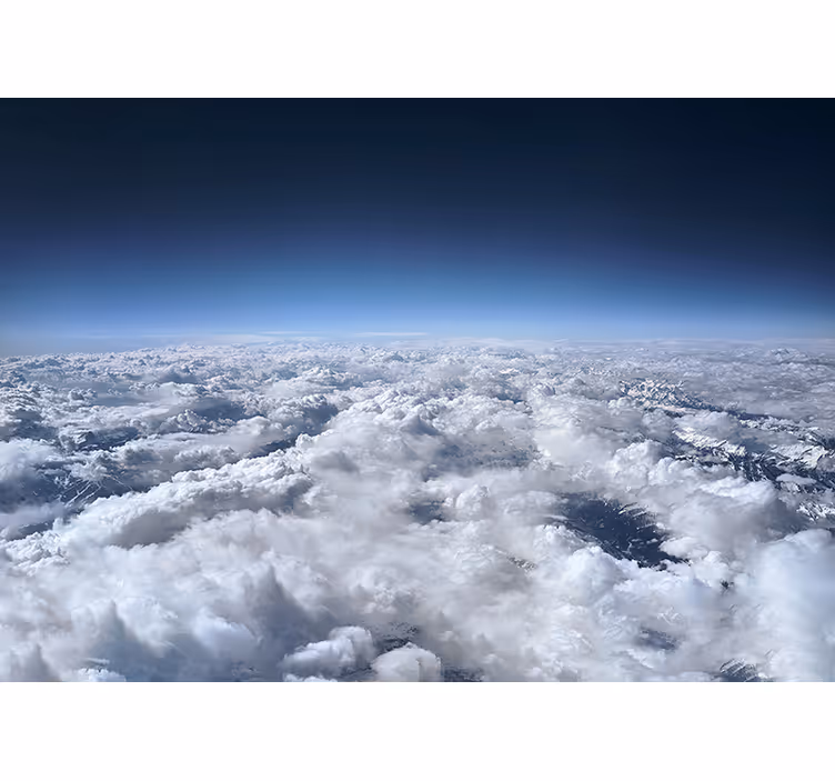 Zatažený horizont Nebe foto tapeta - TenStickers