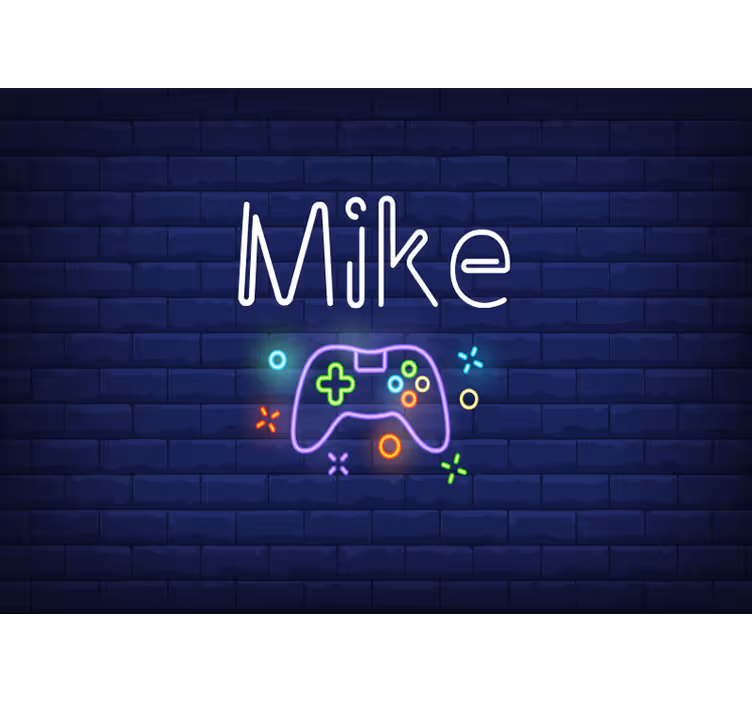 Fototapeta vlastní název barevné playstation - TenStickers