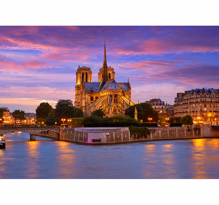 Fototapeta a nástěnné malby notre dame basilica - TenStickers