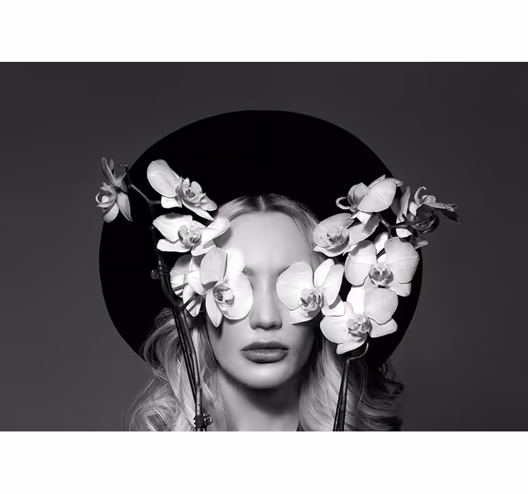 Orchidejová elegance Fototapeta květiny - TenStickers