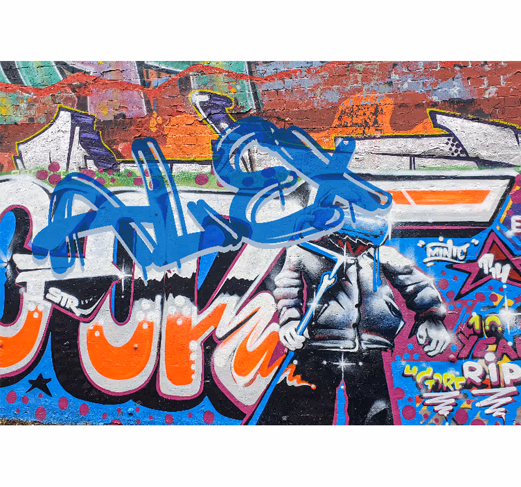 Městský pouliční styl Graffiti fototapeta - TenStickers