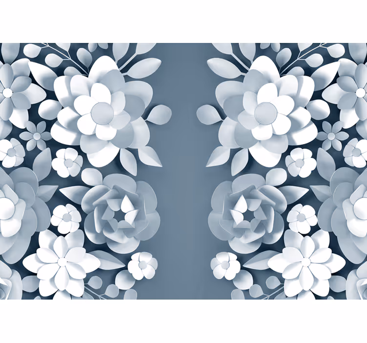 Fototapeta květiny s elegantními botanickými motivy - TenStickers