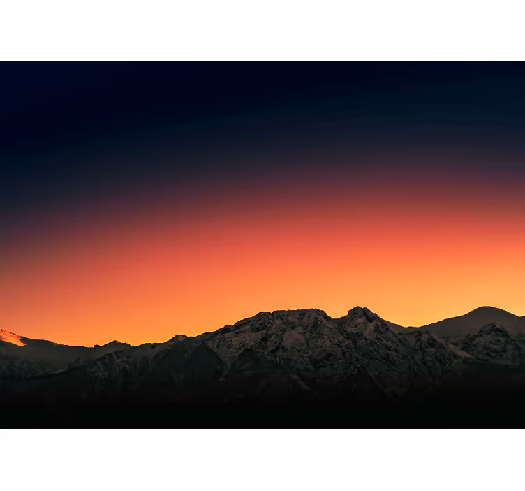 Zakopane v noci hora fototapeta - TenStickers