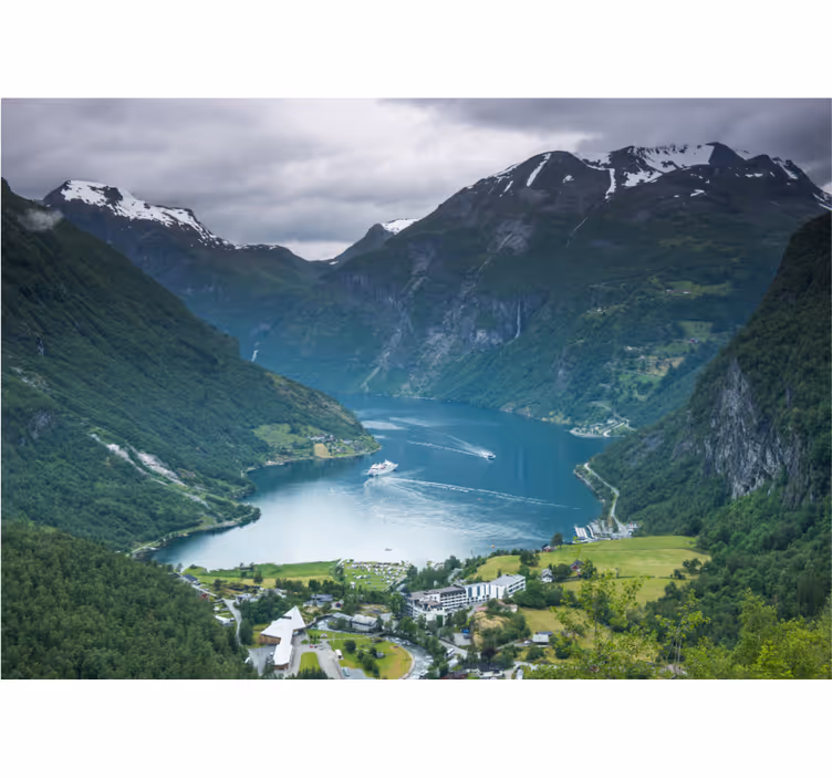 Fototapeta geirangerfjord norsko - TenStickers