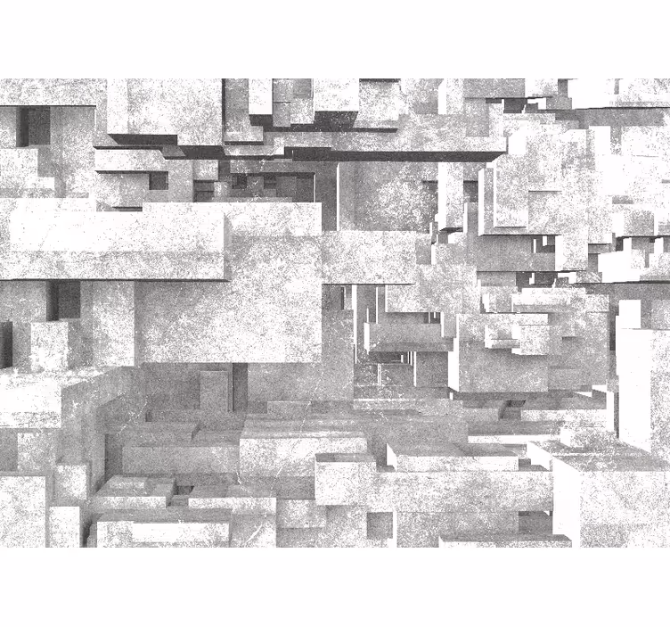 Abstraktní fototapeta geometrické struktury vrstev - TenStickers
