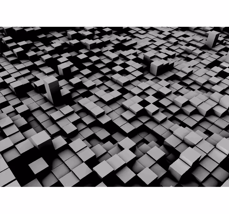 Abstraktní fototapeta geometrické bloky - TenStickers