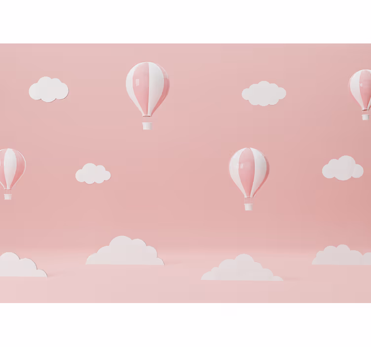 Fototapeta barevné balónky na obloze - TenStickers