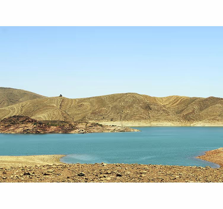 Horská fototapeta klidné horské jezero - TenStickers