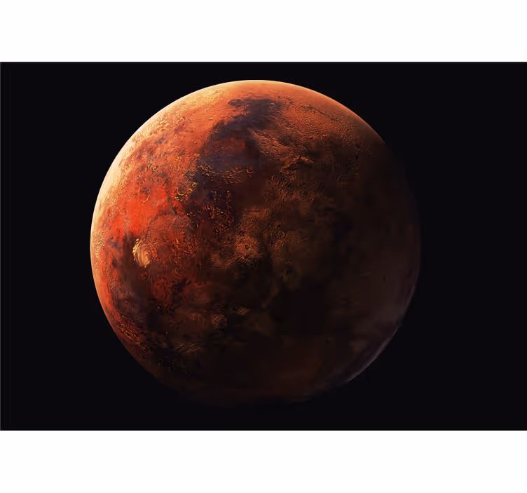 3d fototapeta červená planeta mars - TenStickers