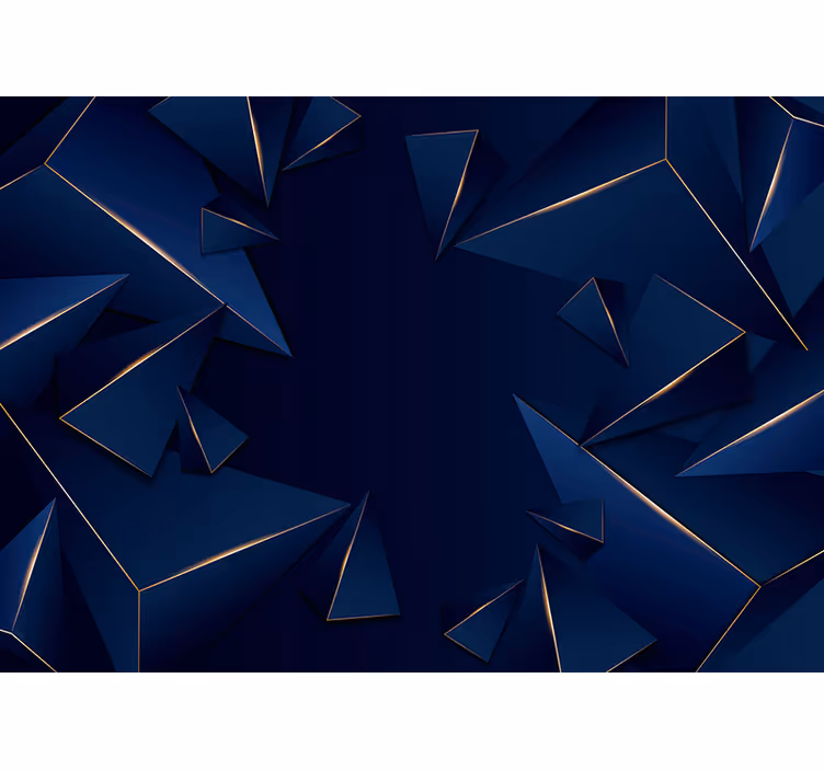 Abstraktní fototapeta geometrické fragmenty - TenStickers