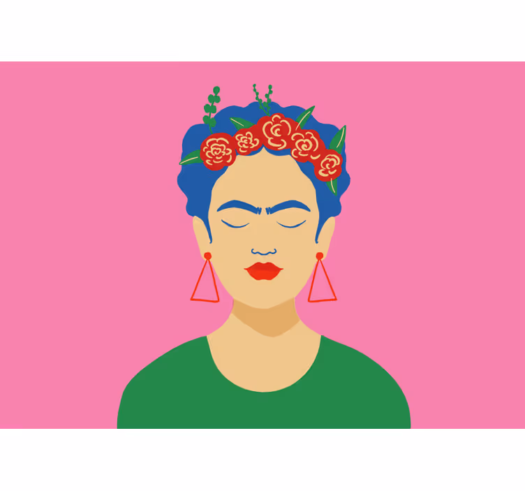 Fototapeta lidí frida kahlo portrét - TenStickers