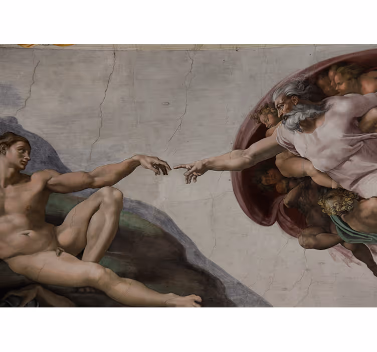 Klasické foto art tapeta scéna z tvorby - TenStickers