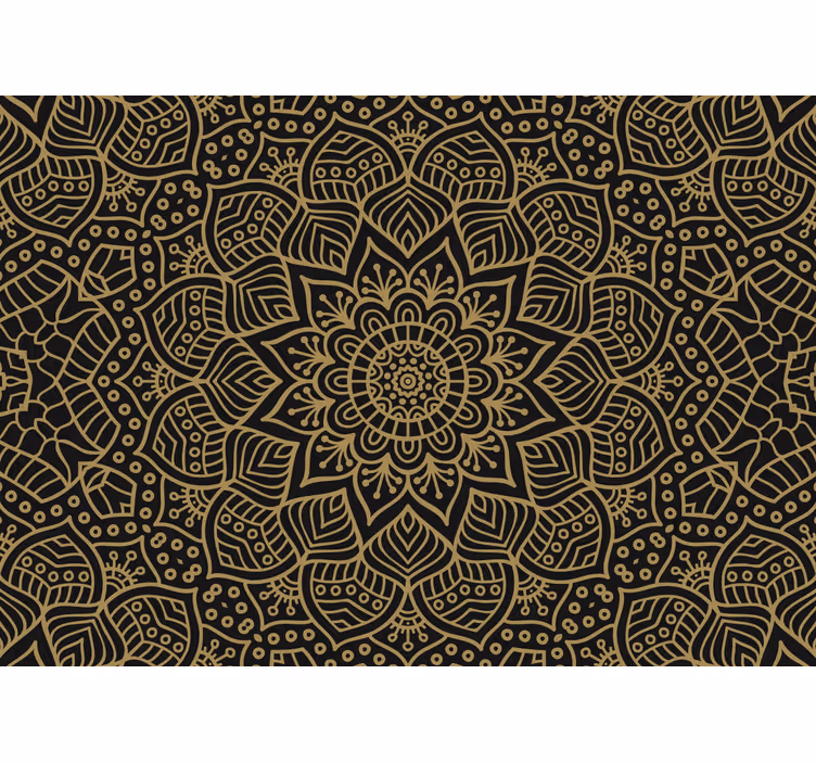 Fototapeta mandala vzor v indickém stylu - TenStickers