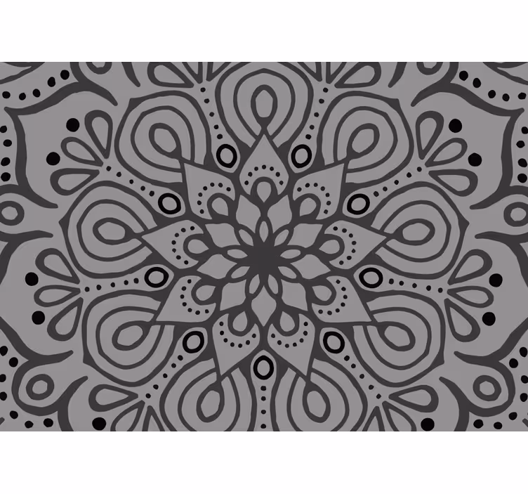 Mandala fototapeta s detailním mandalovým prvkem - TenStickers