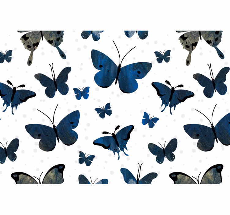 Elegantní motýl létající Fototapeta do koupelny - TenStickers